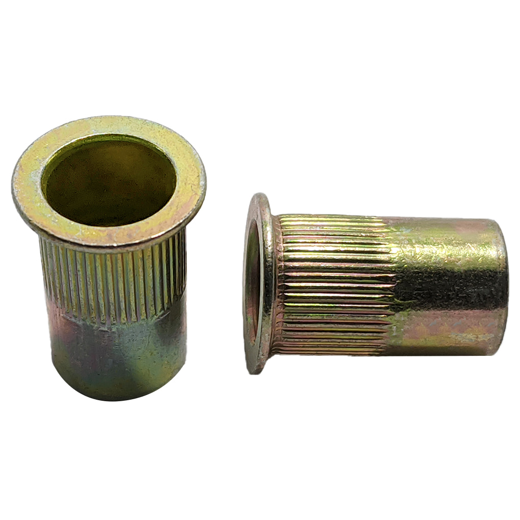 Tán Rút (Nutsert) Thép Mạ Kẽm 7 Màu M4x11