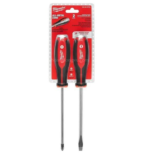 Bộ 2 Tua Vít Bằng Thép Milwaukee 48-22-2702