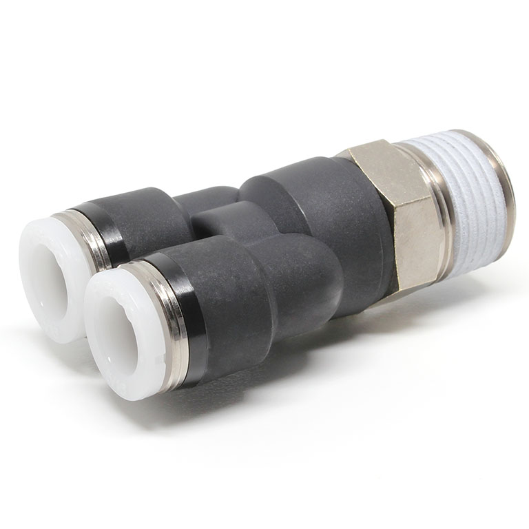 Đầu Nối Nhanh Khí Nén Dạng Chữ Y Ren Ngoài Pisco PX5/16-03-C