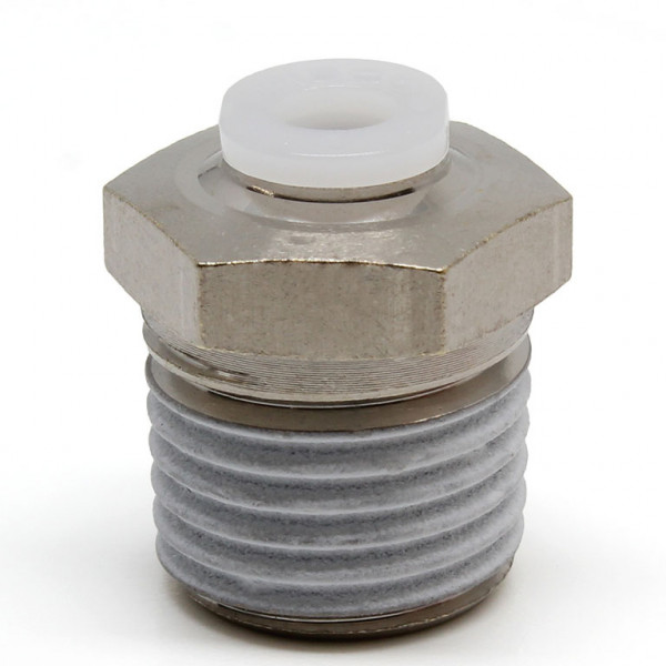 Đầu Nối Nhanh Khí Nén Dạng Thẳng Thân Lục Giác Ren Ngoài Pisco PC5/32-02M