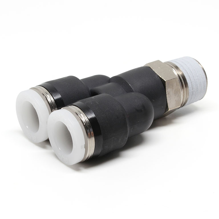 Đầu Nối Nhanh Khí Nén Dạng Chữ Y Ren Ngoài Pisco PX5/16-02W