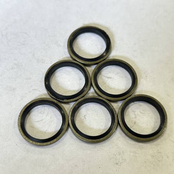 Lông Đền Dầu (Bonded Seal) Cao Su NBR D16 (ID16.4xOD22x2.0)
