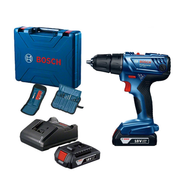 Máy Khoan Động Lực Dùng Pin GSB 183-LI (Kèm Hộp Công Cụ Và Pin) Bosch 06019K91K2