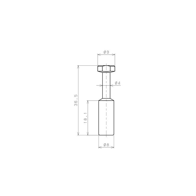 Bản vẽ kỹ thuật Nút Bịt Pisco PP8W