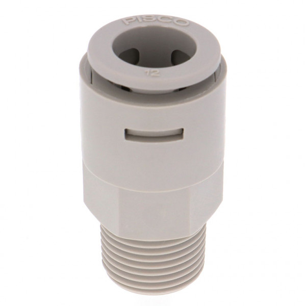 Đầu Nối Nhanh Khí Nén Dạng Thẳng Thân Lục Giác Ren Ngoài Pisco APC12-03-TP-C
