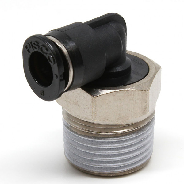 Đầu Nối Nhanh Khí Nén Dạng Cong 90° Ren Ngoài Pisco PL6-03MW-C