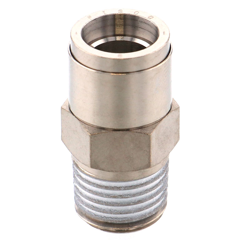 Đầu Nối Nhanh Khí Nén Thẳng Phi 8mm Ren Ngoài R1/4 Pisco KC8-02