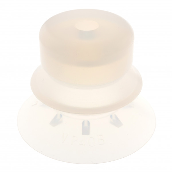 Đầu Nấm Hút Chân Không Dạng Lò Xo, Silicone, O.D 40 mm, Pisco VP40BS