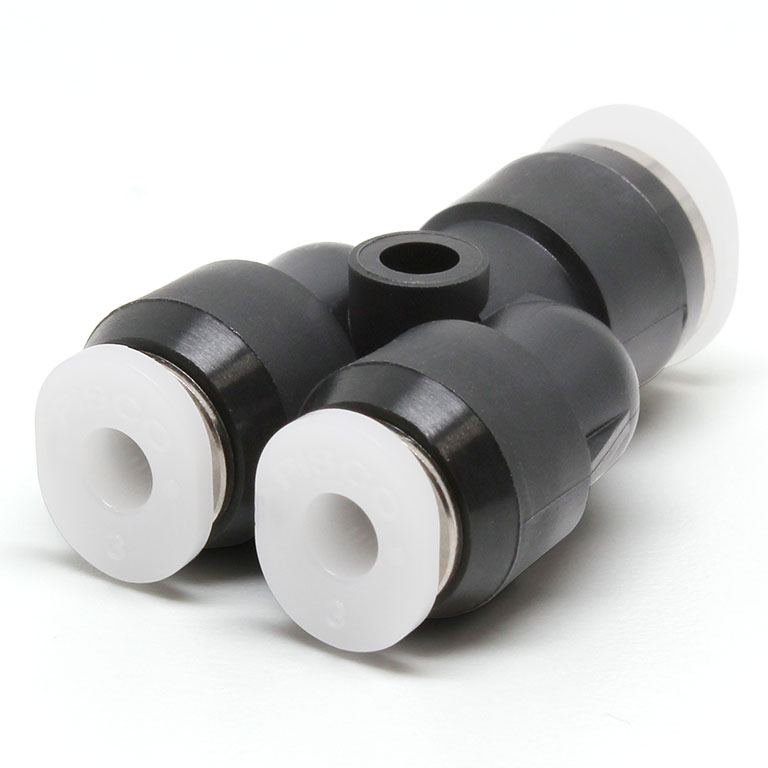Đầu Nối Nhanh Khí Nén Chữ Y Dạng Nối Giảm Pisco PW1/4-1/8M