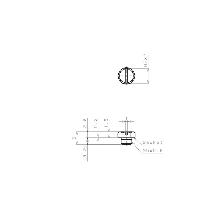 Bản vẽ kỹ thuật Nút Bịt Ren Pisco LP-M5-C