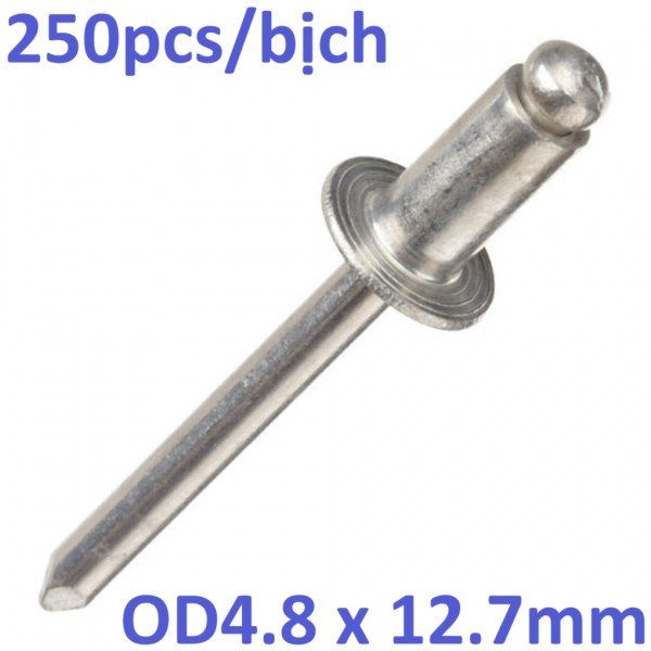 Rivet Nhôm OD4.8x12mm (250 Cái)