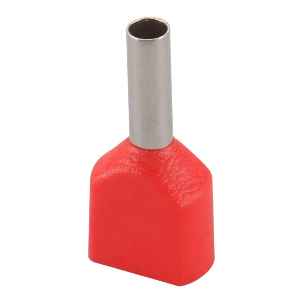 Đầu Cosse Pin Đôi Bọc Nhựa Màu Đỏ KST 10 mm2 TE10-14-RED