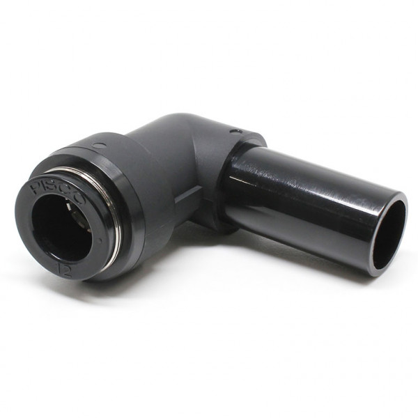 Đầu Nối Nhanh Khí Nén Giữa Ống Khí Và Fitting Dạng Nối Giảm Cong 90° Pisco PLGJ16-12-UC