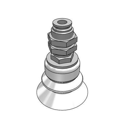 Bộ Nấm Hút Chân Không Và Giá Đỡ, Silicone, O.D 40 mm, Pisco VPA40BS-6J