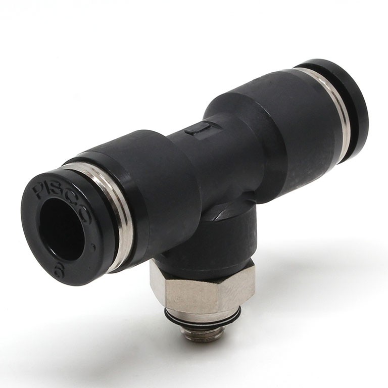 Đầu Nối Nhanh Khí Nén Dạng Chữ T Ren Ngoài Pisco PB6-M5W