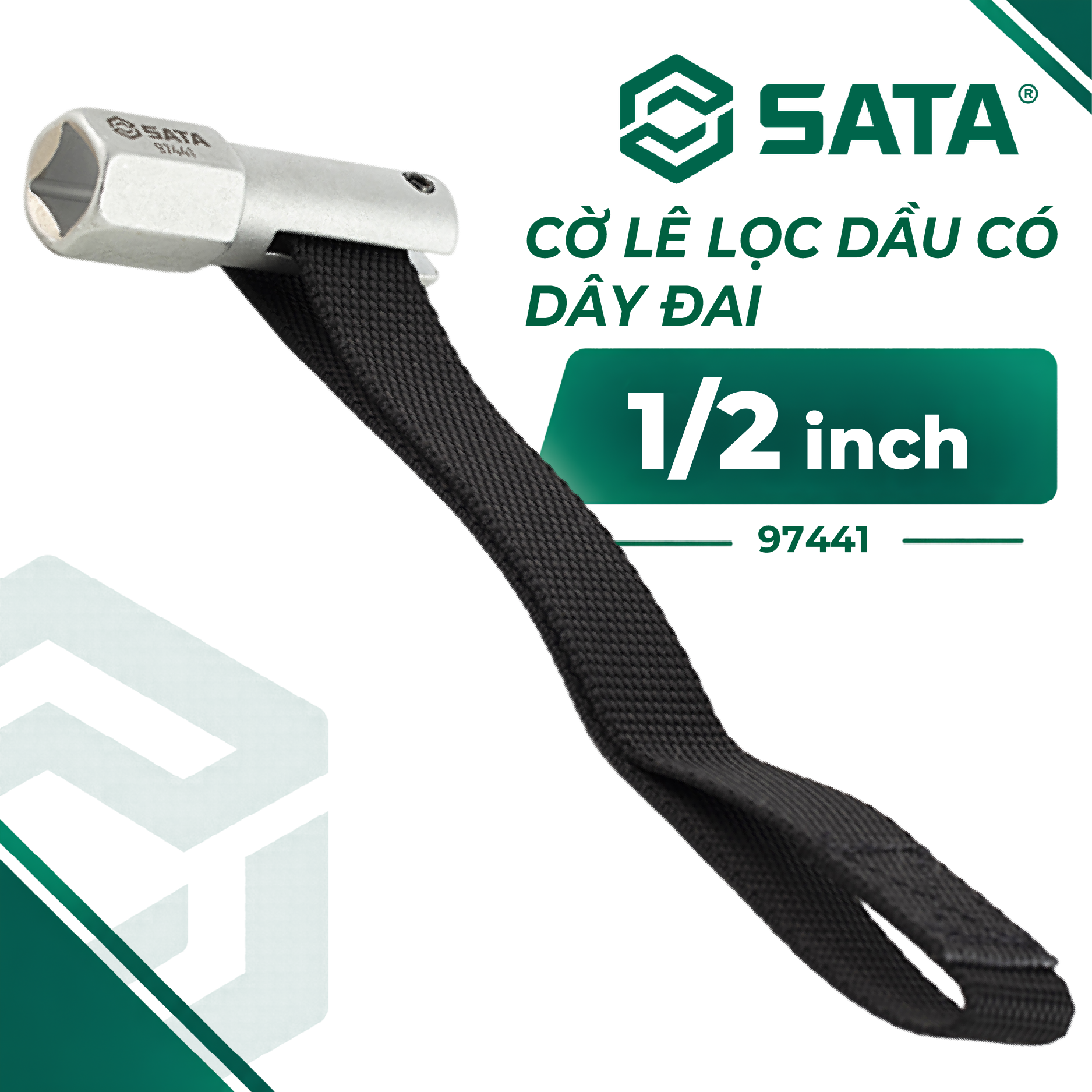 Cờ Lê Lọc Dầu Có Dây Đai 1/2 inch Sata 97441