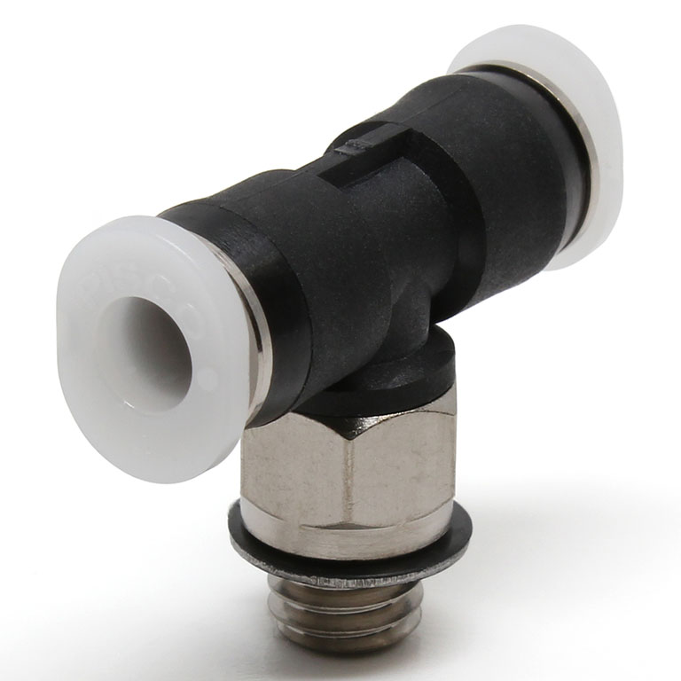 Đầu Nối Nhanh Khí Nén Dạng Chữ T Ren Ngoài Pisco PB5/32-M6M