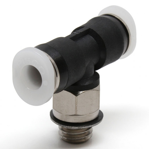 Đầu Nối Nhanh Khí Nén Dạng Chữ T Ren Ngoài Pisco PB5/32-M6M