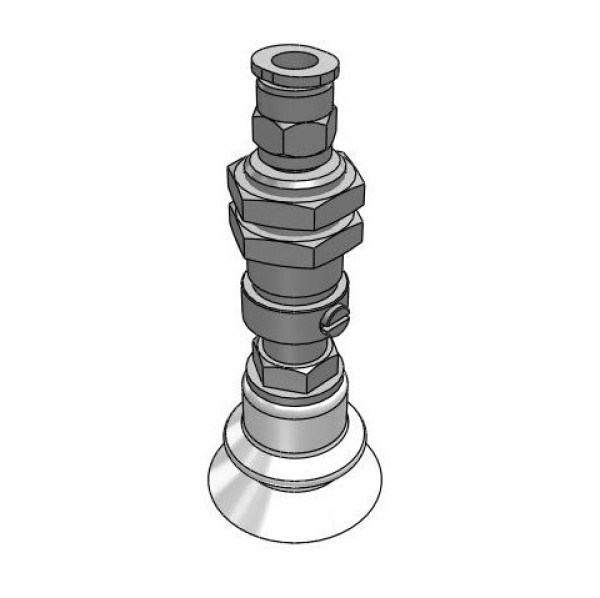 Bộ Nấm Hút Chân Không Và Giá Đỡ, Silicone, O.D 30 mm, Pisco VPC30-6BS-6J