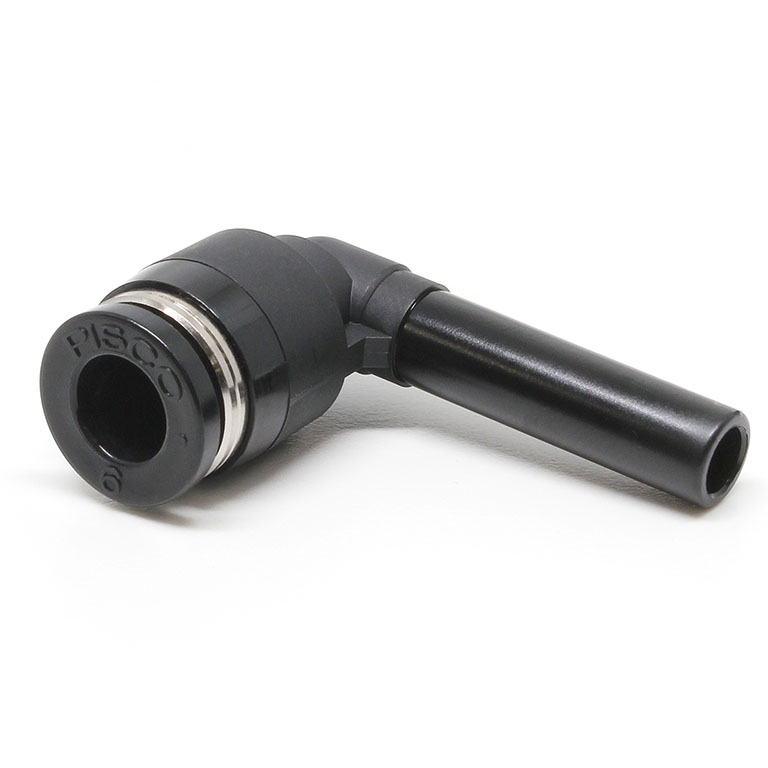 Đầu Nối Nhanh Khí Nén Giữa Ống Khí Và Fitting Dạng Cong 90° Pisco PLJ6-C
