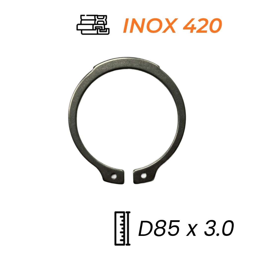 Phe Gài Trục Inox 420 DIN471 D85x3.0