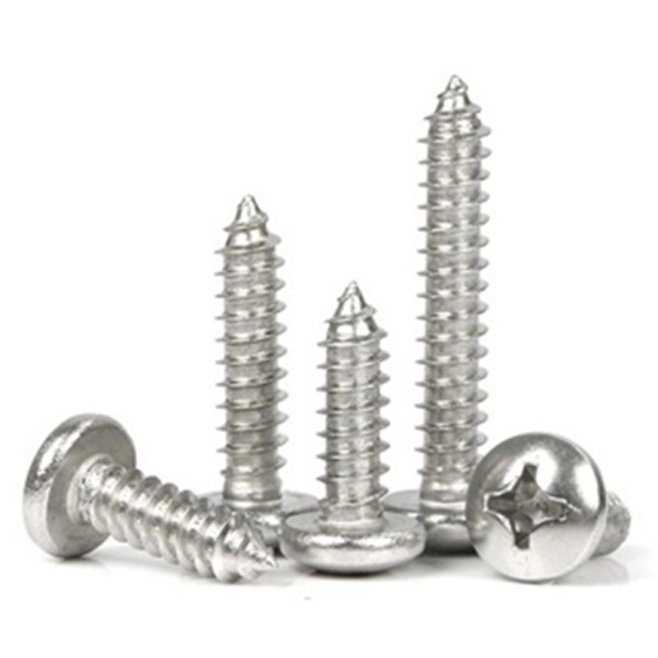 Vít Gỗ Pake Đầu Tròn Thép Mạ Niken St3.5x13mm ( #6 X 1/2)