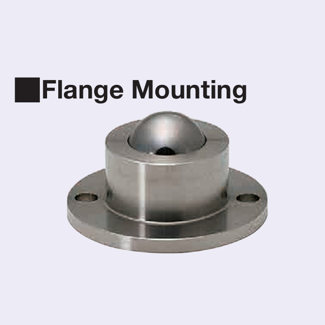 Con Lăn Bi Loại Đế Mặt Bích Inox 304 D27 BCHF27