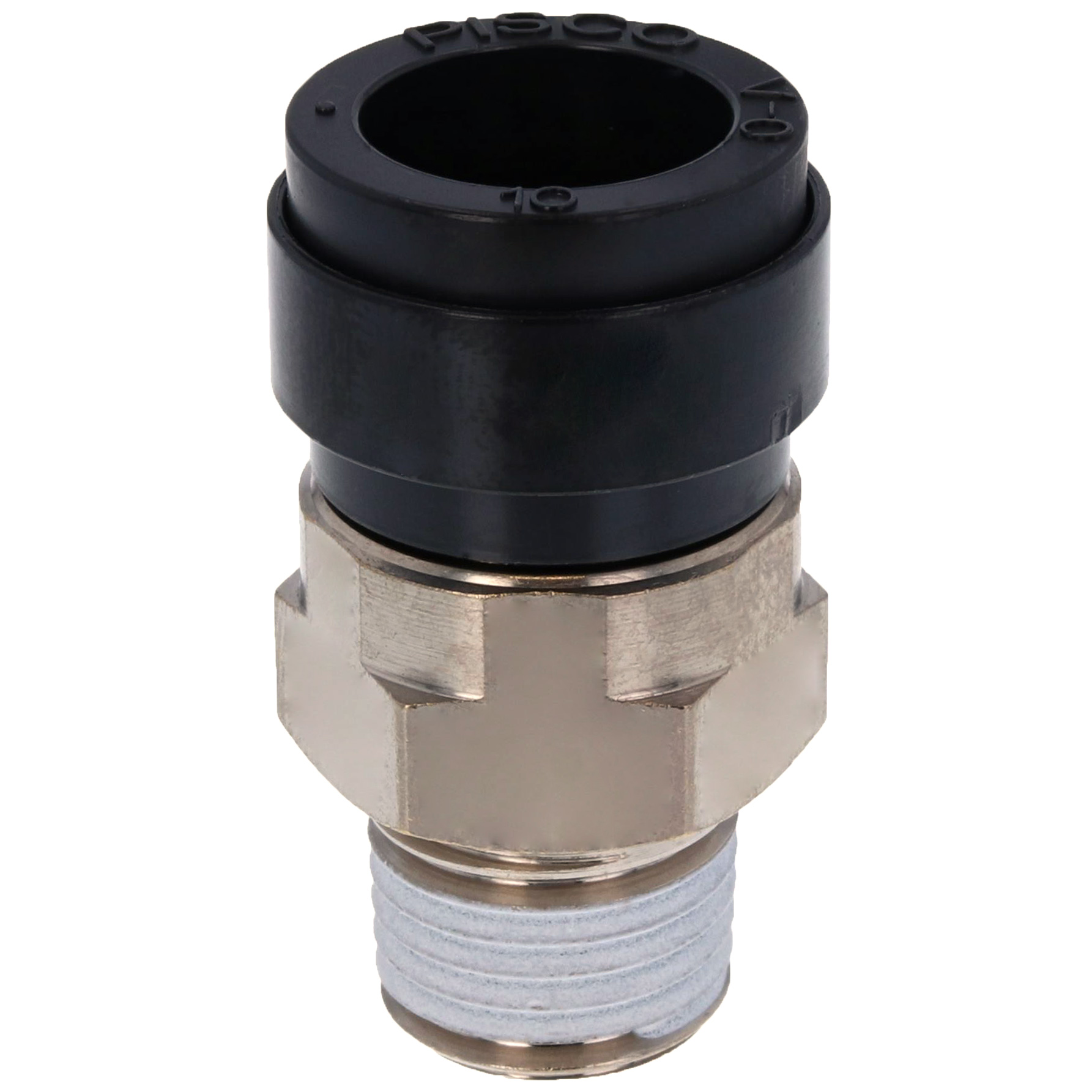 Đầu Nối Nhanh Khí Nén Dạng Thẳng Thân Lục Giác Ren Ngoài Pisco PC10-01V-0