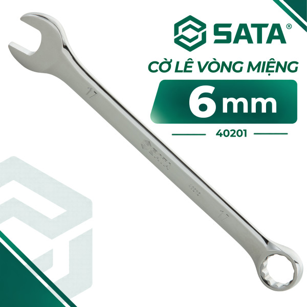 Cờ Lê Vòng Miệng 6 mm SATA 40201