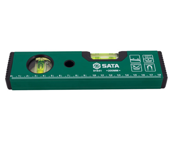 Thước Thủy Mini 8" Có Nam Châm SATA 91641