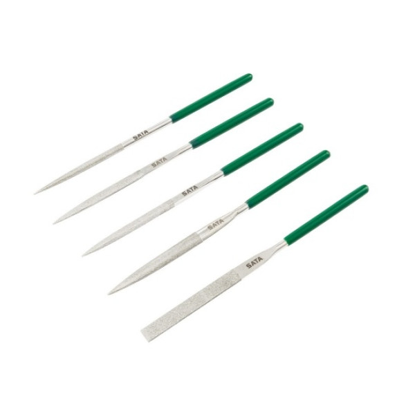 Bộ Dũa 5 Chi Tiết Bằng Thép Hợp Kim 5×180 mm SATA 03850