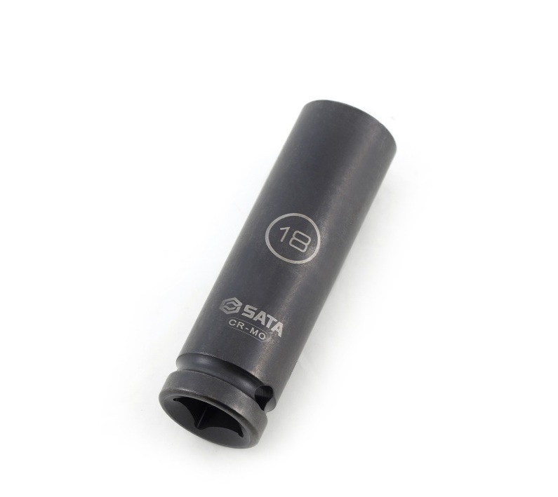 Đầu Tuýp Dài Lục Giác Đen 1/2" Thành Mỏng 21 mm SATA 34414T