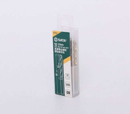 Bộ 10 Mũi Khoan Chuôi Tròn 3.0 mm SATA 52130 A
