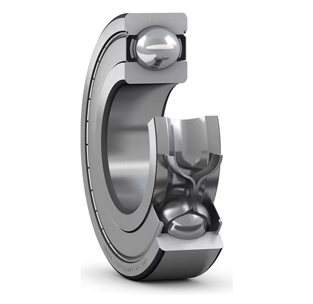Vòng Bi Cầu Rãnh Sâu SKF 6204-2Z/AEM3 (20x47x14) Nắp Chắn Thép (Hai Bên)