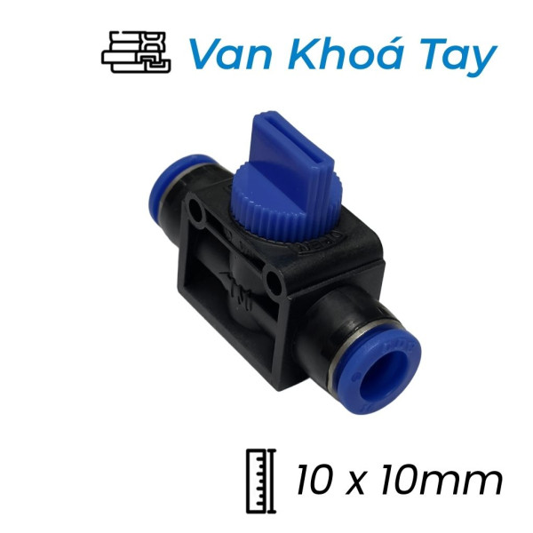 Van Khóa Tay Khí Nén Ø10 (10x10mm) CDC HVU 1010