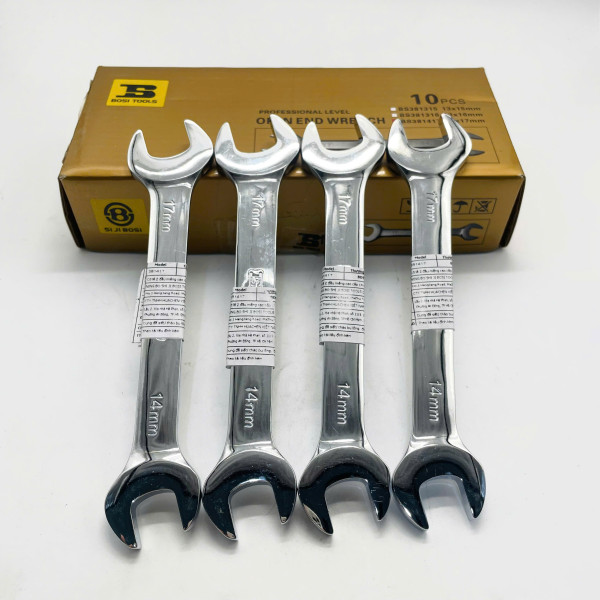 Cờ Lê 2 Đầu Miệng Cao Cấp 14x17 mm Bosi BS381417