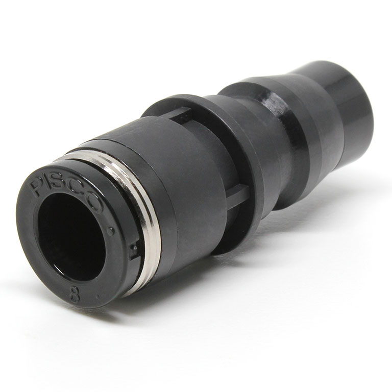 Đầu Nối Nhanh Khí Nén Nhỏ Gọn 8mm Màu Đen Pisco CPP20-8B