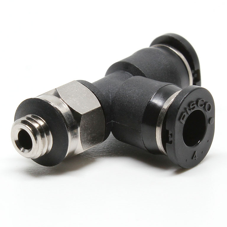 Đầu Nối Nhanh Khí Nén Dạng Chữ T Ren Ngoài Pisco PD4-M5M-C
