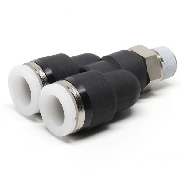 Đầu Nối Nhanh Khí Nén Dạng Chữ Y Ren Ngoài Pisco PX5/16-N1UW