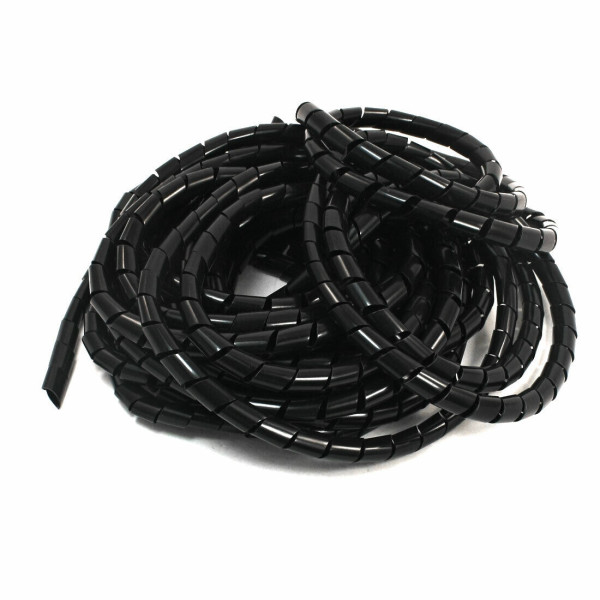 Dây Xoắn Màu Đen KST Phi 15 mm SW-15-BLACK (10M/Bịch)