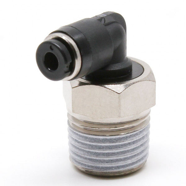 Đầu Nối Nhanh Khí Nén Dạng Cong 90° Ren Ngoài Pisco PL180-01M-C