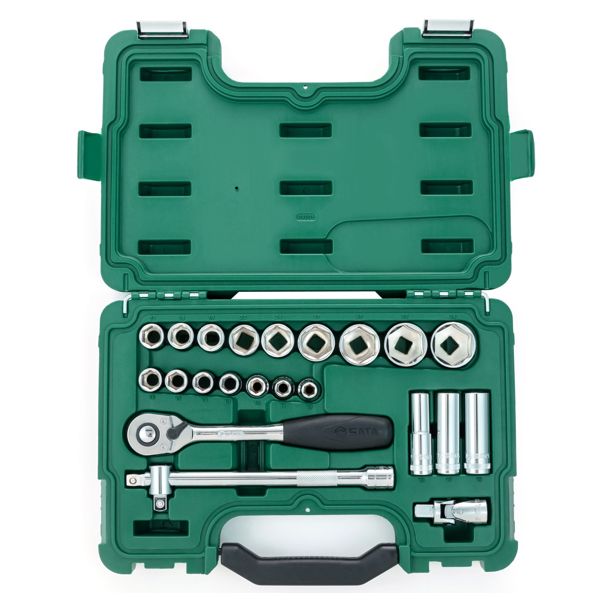 Bộ Đầu Tuýp 23 Chi Tiết 1/2 inch - Hệ Mét SATA 09005