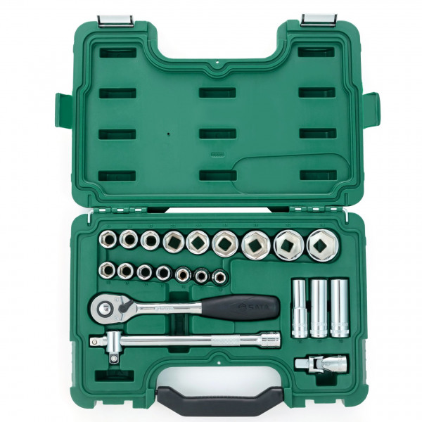Bộ Đầu Tuýp 23 Chi Tiết 1/2 inch - Hệ Mét SATA 09005