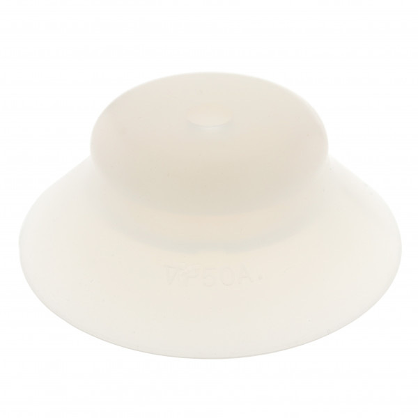 Đầu Nấm Hút Chân Không, Cao Su Silicone, O.D 50 mm, Pisco VP50AS