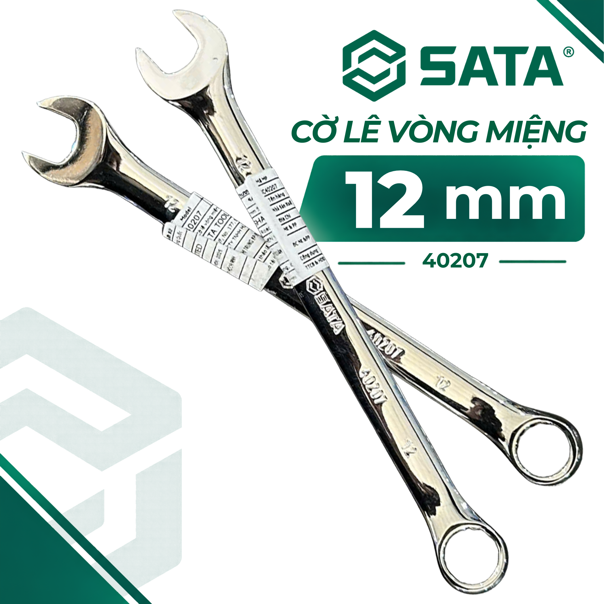 Cờ Lê Vòng Miệng 12 mm SATA 40207
