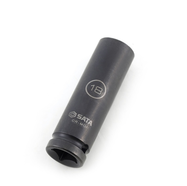 Đầu Tuýp Dài Lục Giác Đen 1/2" Thành Mỏng 22 mm SATA 34415T