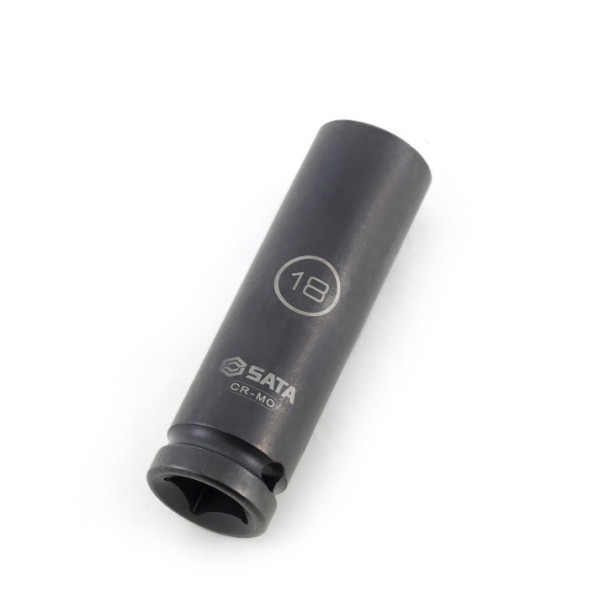 Đầu Tuýp Dài Lục Giác Đen 1/2" Thành Mỏng 22 mm SATA 34415T