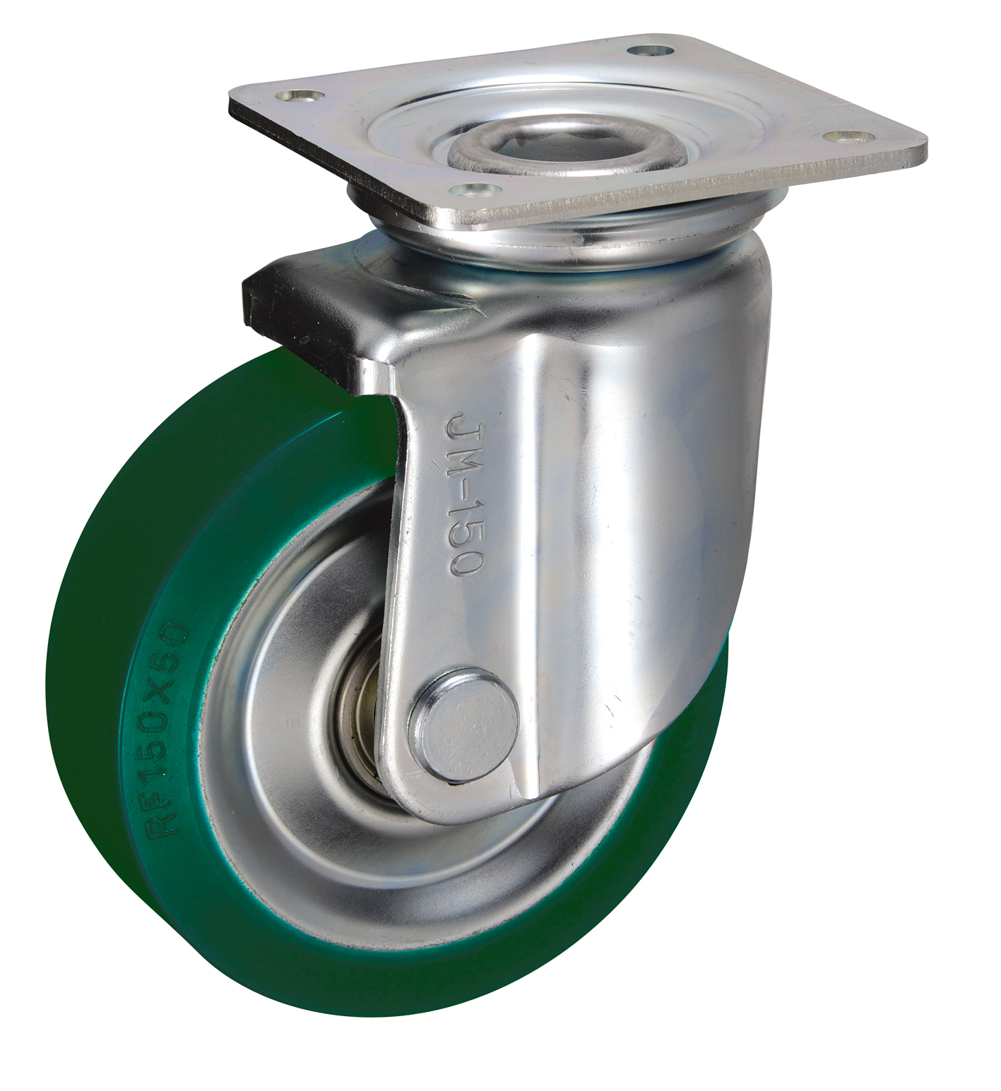 Bánh Xe Tải Nặng PU Xoay Không Phanh D130 UKAI RFJM-130