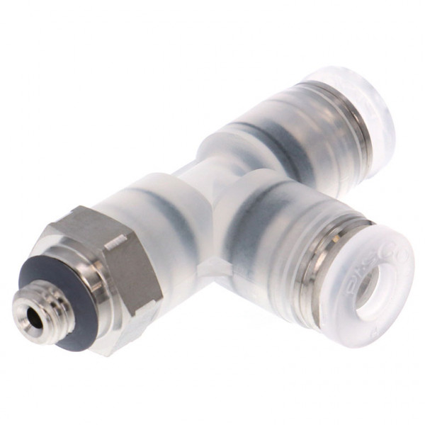 Đầu Nối Nhanh Khí Nén Dạng Chữ T Ren Ngoài Pisco SPPD4-M3SP