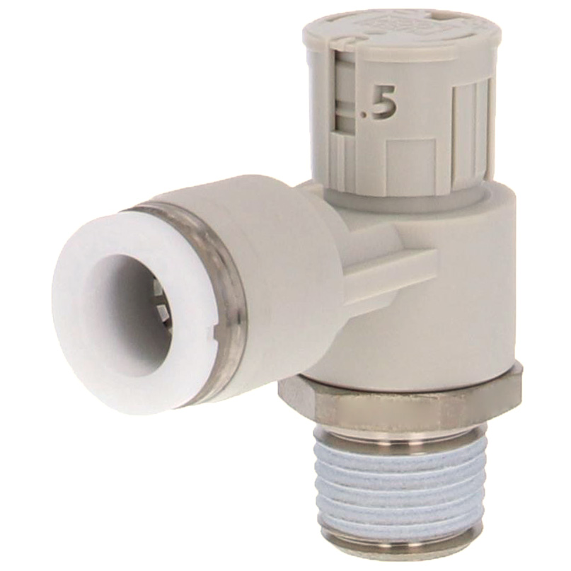 Van Tiết Lưu Khí Nén Loại Khóa Đẩy Có Hiển Thị Chỉ Số Pisco JSGC5/16-02ALW